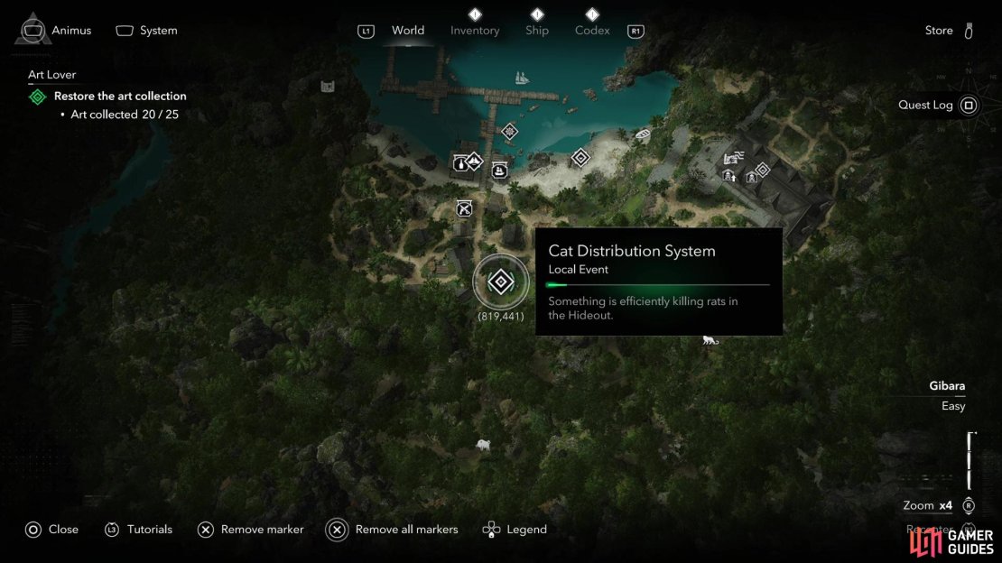 After completing “This Old Cove”, find the quest “Cat Distribution System” on Great Inagua.