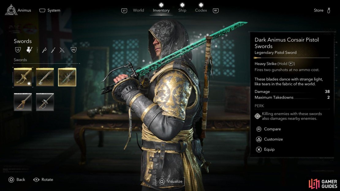 These are some awesome swords that you’ll get for completing the True Purpose rift