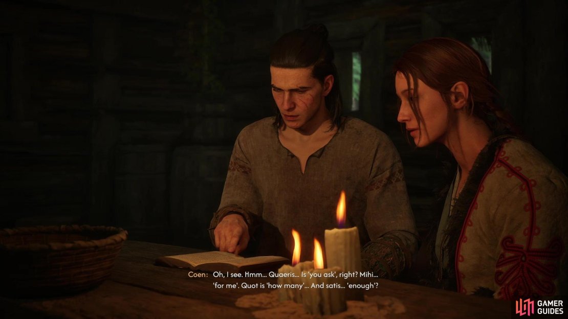 While objectively a waste of time, studying with Anca does give you the excuse to familiarize yourself with an important NPC.
