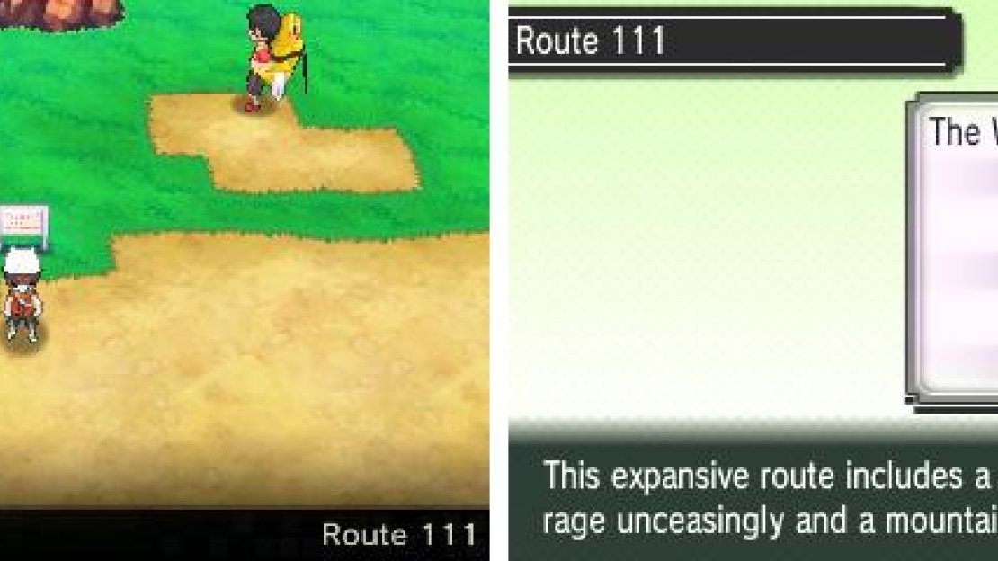 A long route divided into two, this time by an impassable desert (better than water, at least).