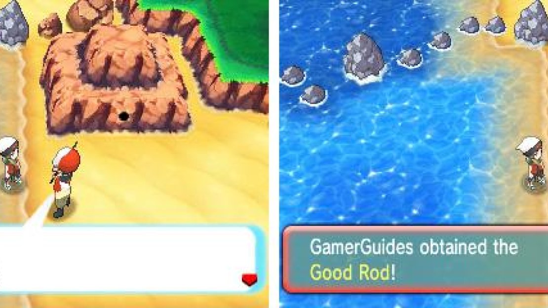 With the Good Rod you can fish for good Pokémon. Probably.