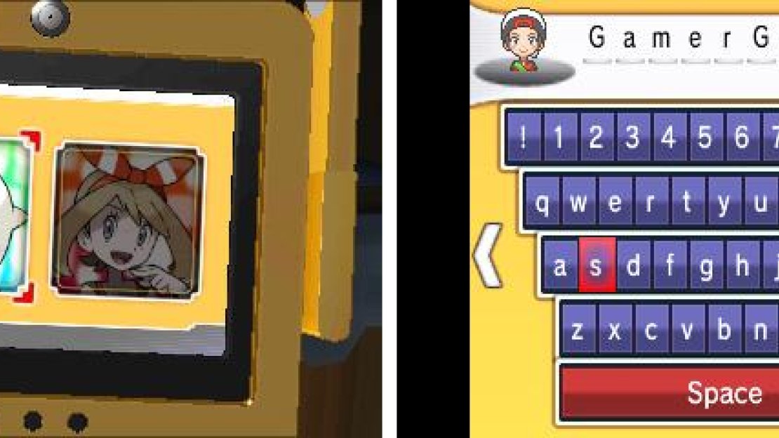 Like in previous titles, you can pick your trainer’s name and gender.
