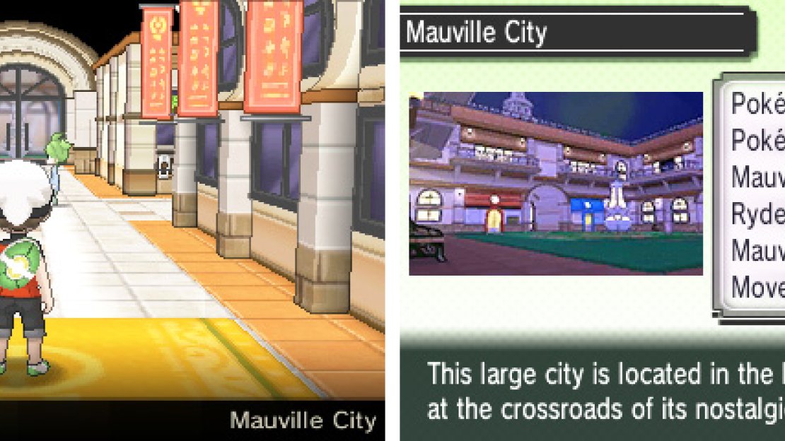 Mauville City has received a major revamp since the Ruby/Sapphire days.