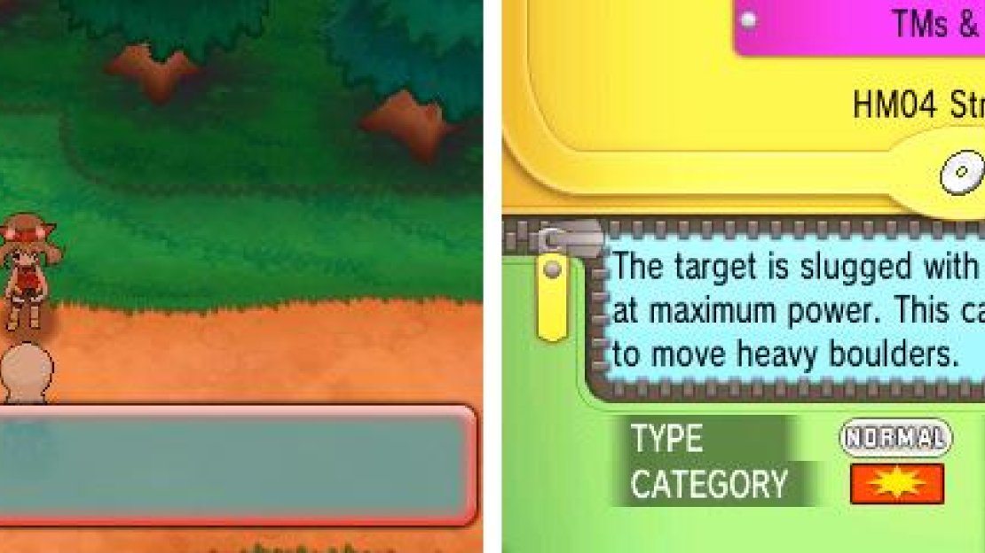 Fortunately, Strength is a much better battle move than Cut.