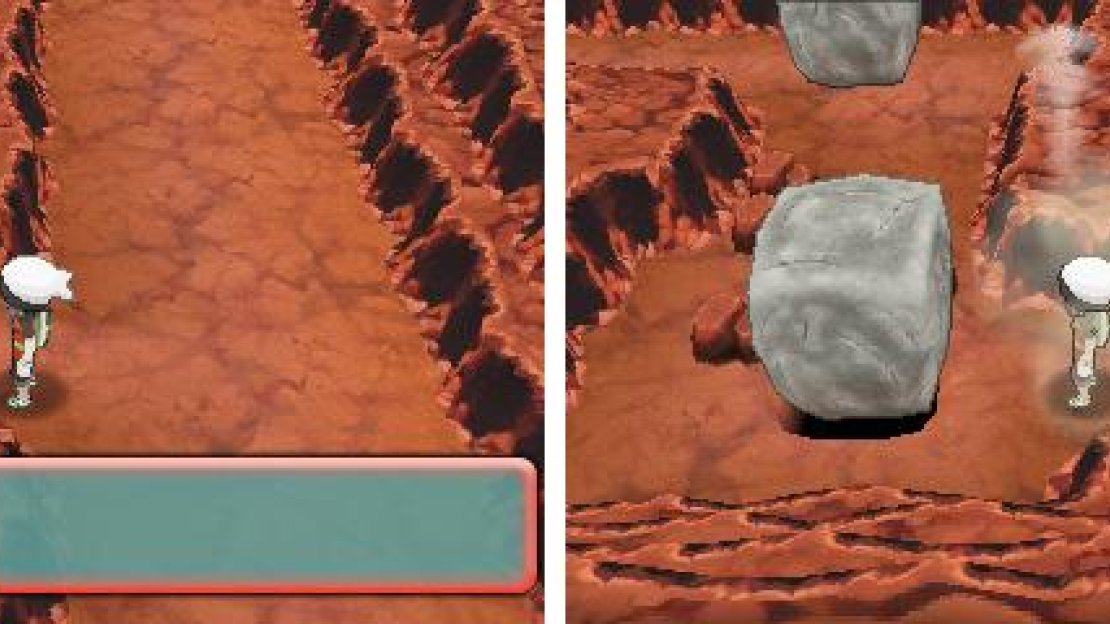 Heave-ho! Get that boulder out of the way to find some nice stuff on the other side.