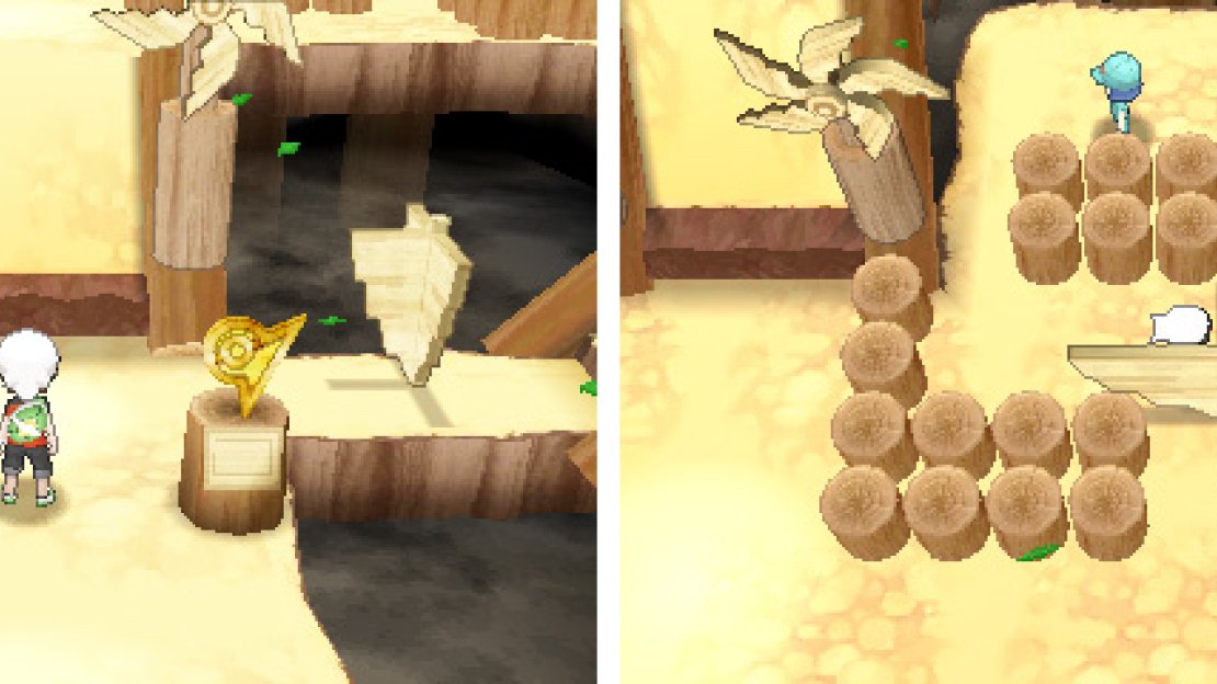 A windswept Gym guarding by puzzling rotating doors.