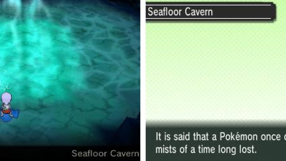 An ancient Pokémon slumbers here and Team Magma/Aqua are after its power…