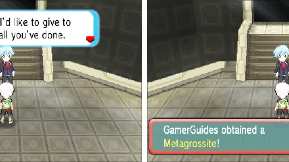 Triumph and the Metagrossite is yours (if you missed the Shiny Beldum event)!