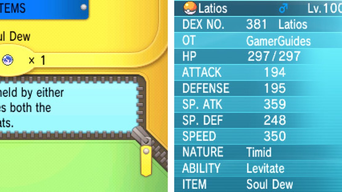 Soul Dew is even better than Mega Evolving Latios/Latias…