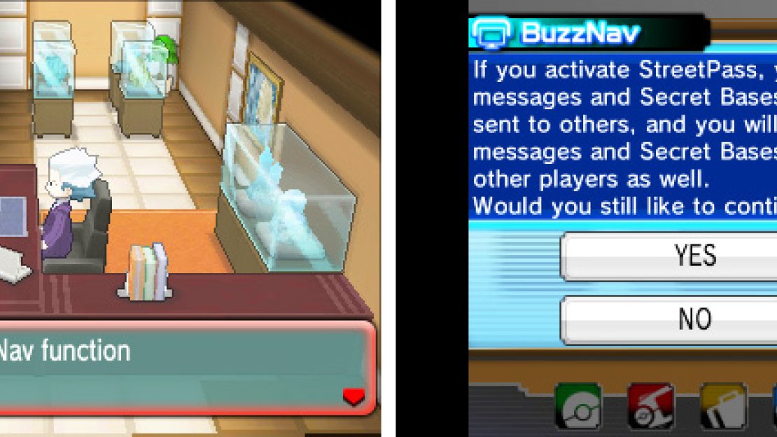 The BuzzNav lets you stay up to date with other players.
