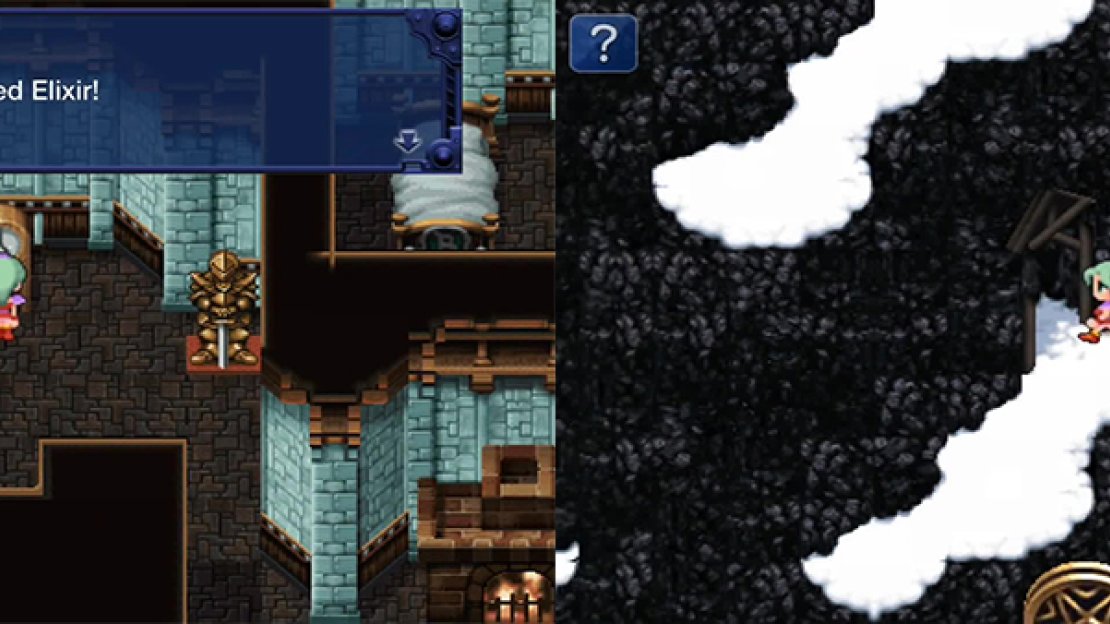 Grab the Elixir from the Clock in the west before heading outside. Find the cave entrance over to the left across the mine cart tracks.
