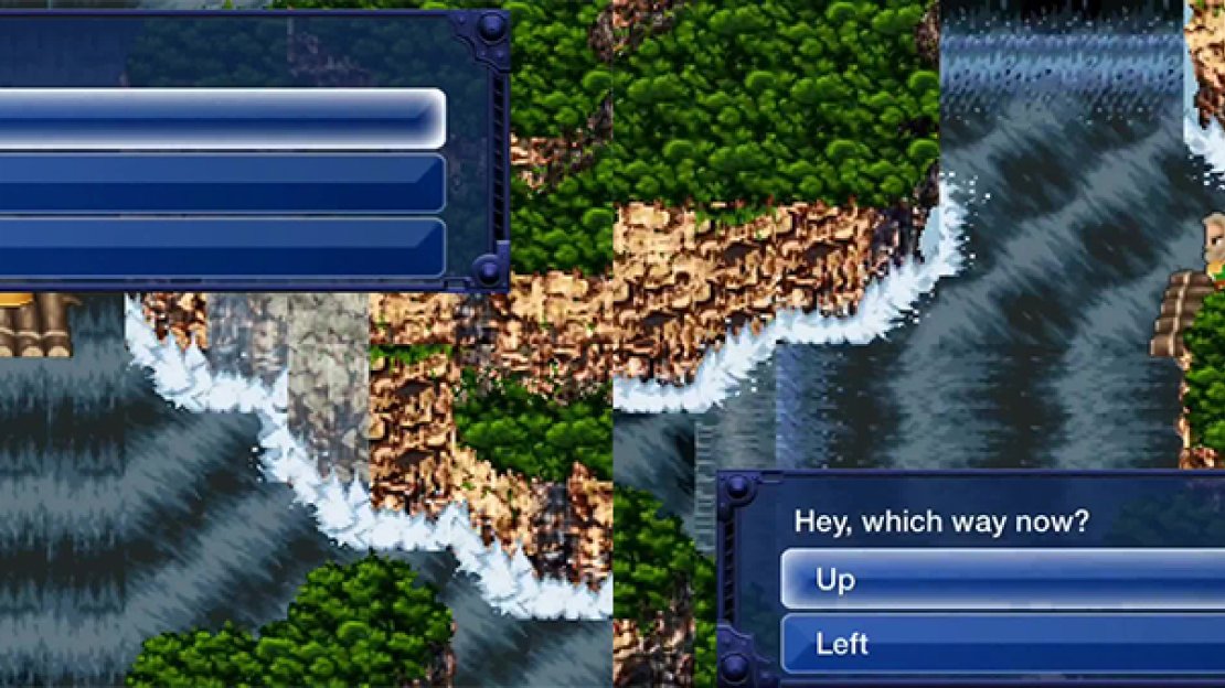 The first choice you can go left to skip more battles but you need the EXP. The second junction you should go left or you will end up in a loop.
