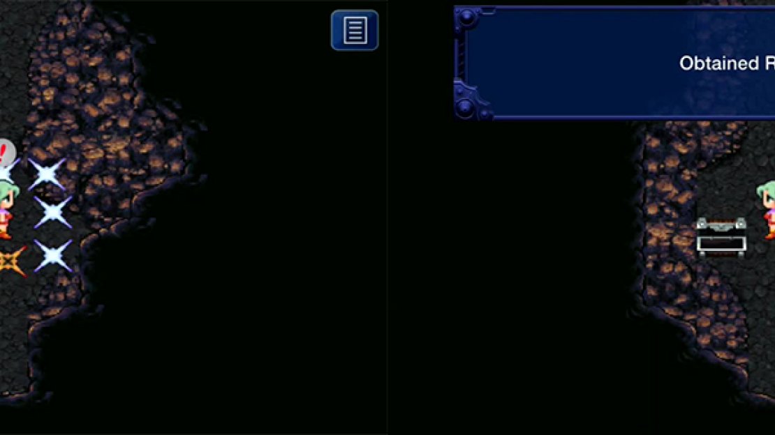 If you go wrong, you will have to try and catch the orange light. If you fail, you will fight a battle and then have to start over. Find the Rune Blade in the Moogle room before you leave!