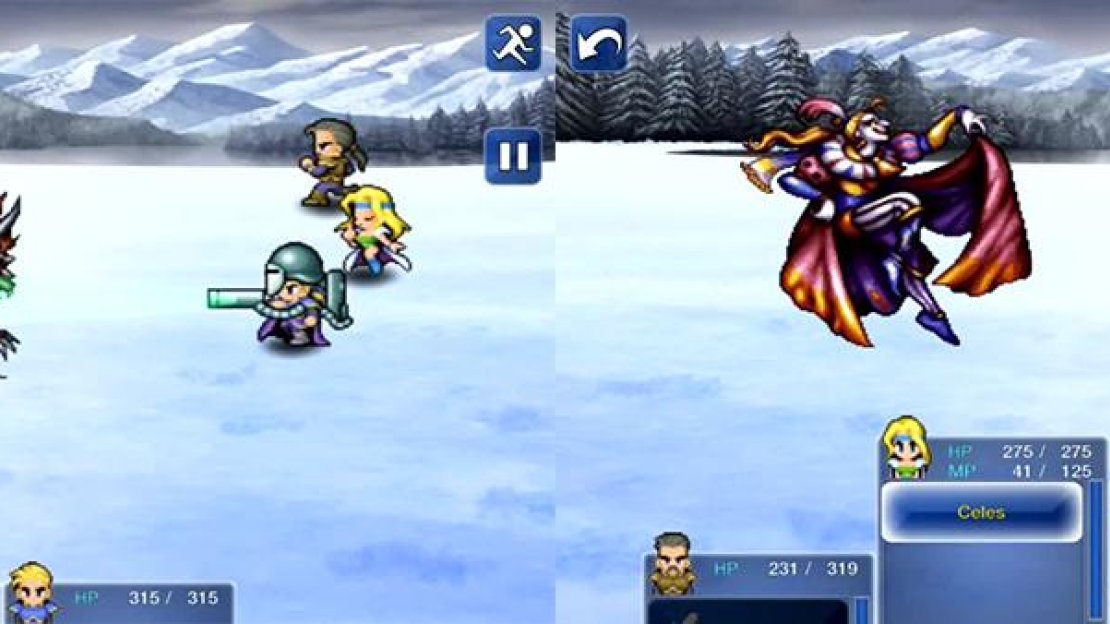 The enemy before Kefka is very powerful so finish the battle quickly. Edgar’s Bioblaster works very well as does Aura Cannon. Kefka himself is a total noob, Runic can prevent him from attacking all together.