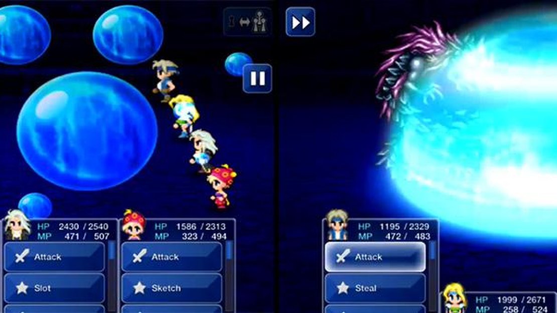 He looks like Leviathan! He also uses Tsunami which is pretty powerful and will hit all your characters. Ultima should be used all the time though. You can never have too much Ultima.