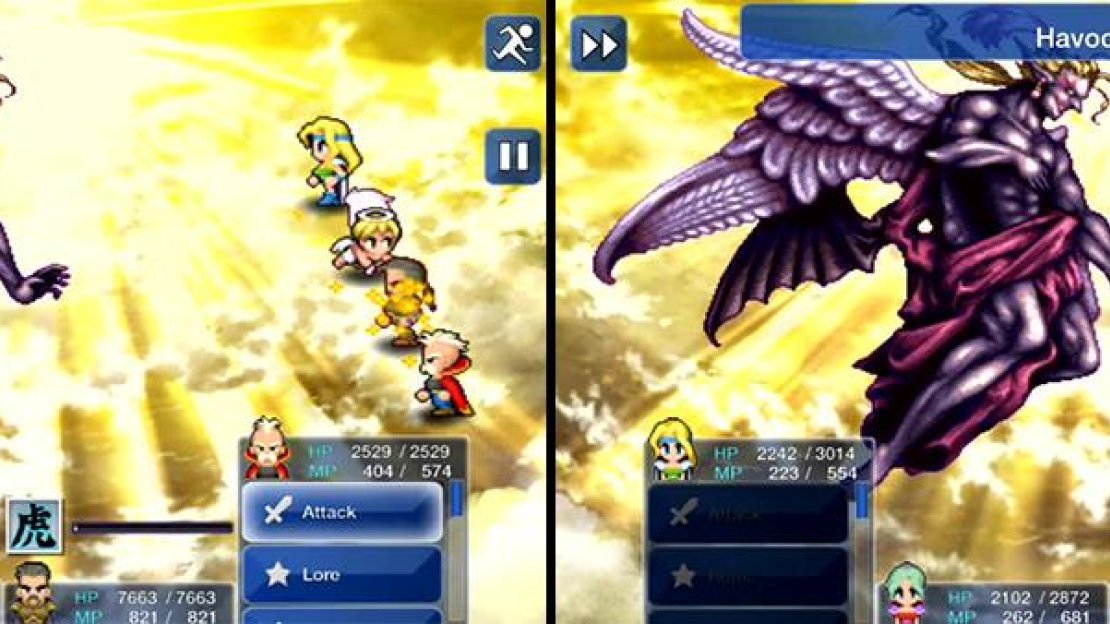 The opening Heartless Angel will reduce all of your party’s HP to 1. Have Curaga at the ready. Havoc Wing will take one-hit a character doing around 5-6000 HP.