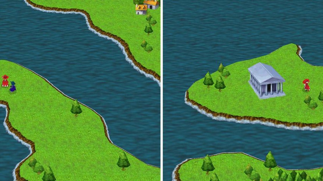 Nepto Temple is out on a peninsula.