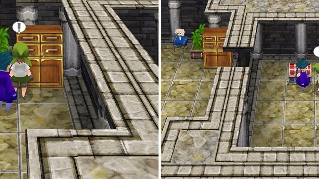 The dresser lets you access the chests displayed on the right.