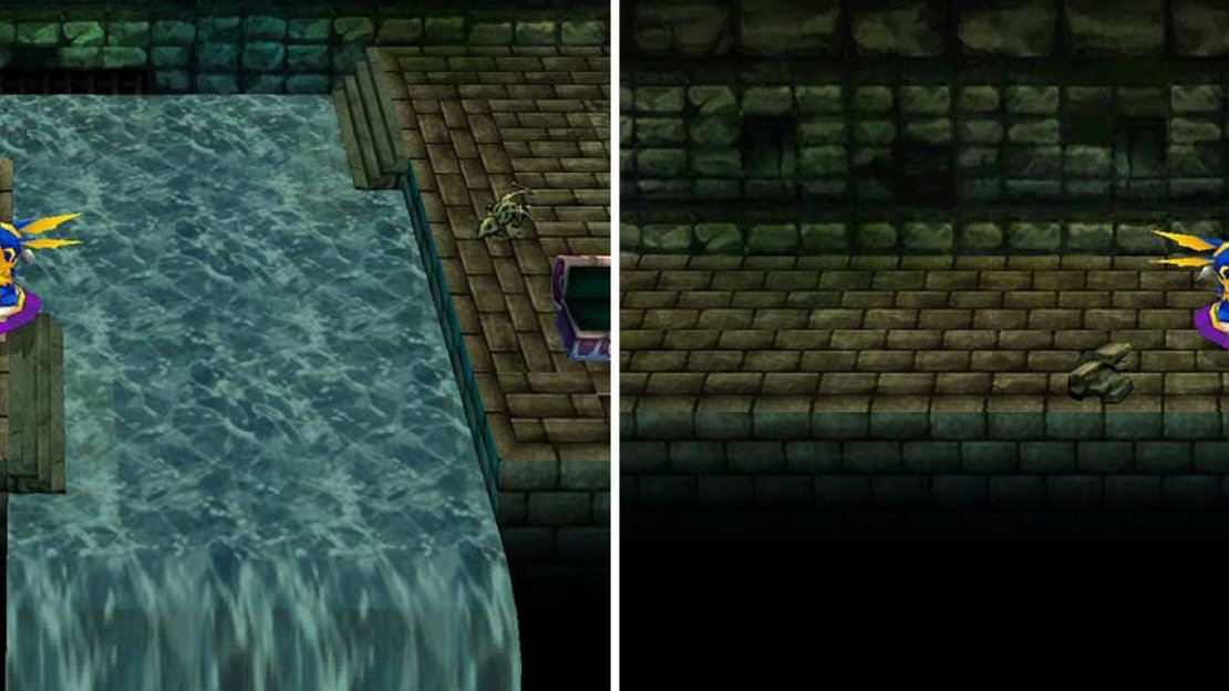 Cross the water for the other two.