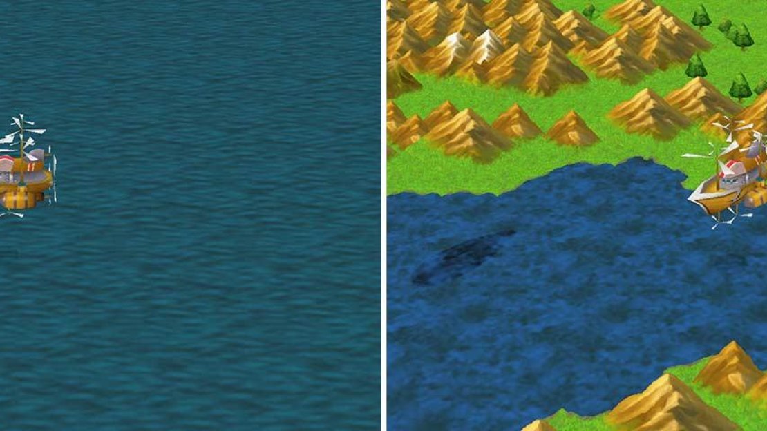 See the dark blue oval moving in the water? Once you’re in the lake, canoe towards it.