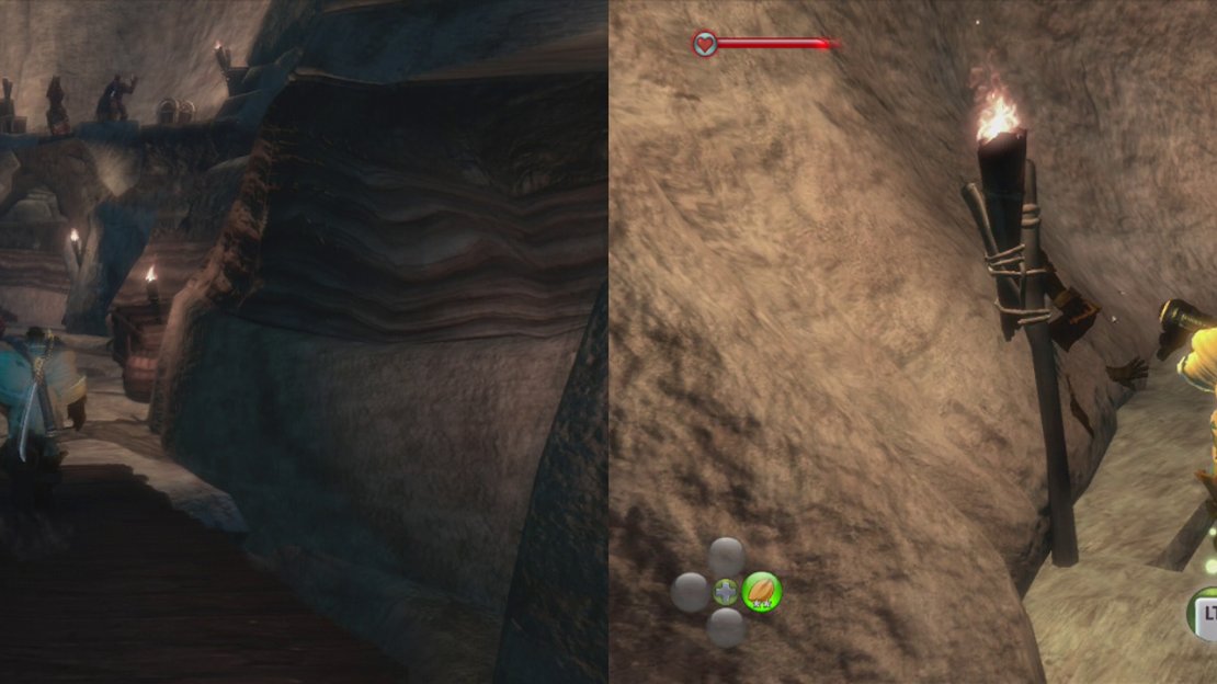 Clear out the Spire guards and then climb the ramp for a chest (right).