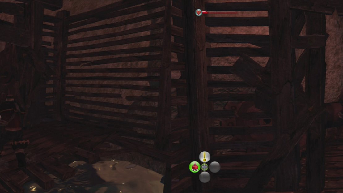 After arriving back in Bloodstone, enter the pirate cave again for a silver key (right).