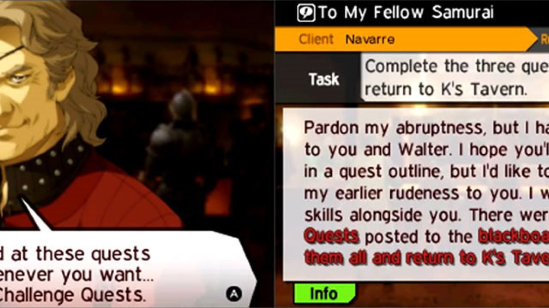 Challenge Quests are optional missions that you can complete at any time. Although, deceptively, some are required to progress the story, like these current three.