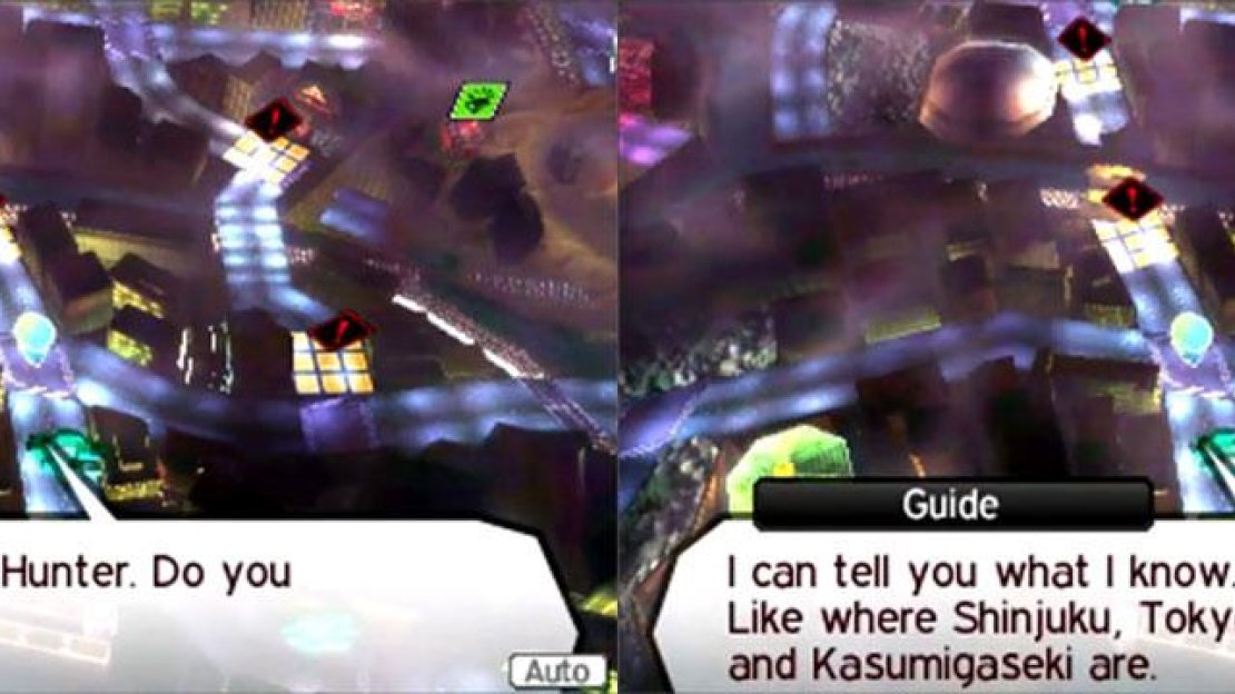Wow, a tour guide in demon-occupied Tokyo. Better not pass on this chance to ask for directions to Kasumigaseki.