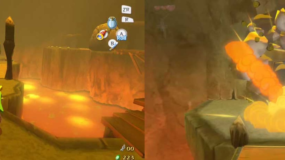 Remember that I said there won’t be any “chills”, just “thrills”? Here you go: a dungeon set inside an ACTIVE volcano! Makes me sweat just thinking about it!