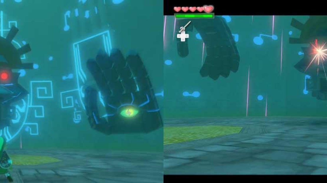 For the whole battle, you shall be using only the Hero’s Bow and the Bombs (and a healing item, if it becomes needed).