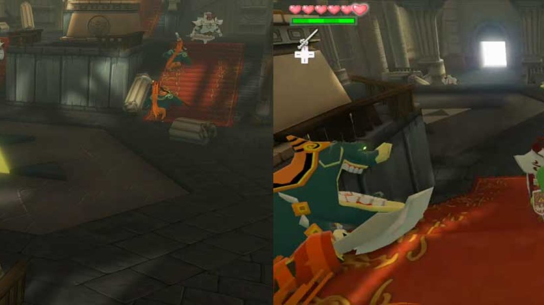 Luckily, they are spread out over the main room. This means that, if you are luckily, you’ll only have to fight one of each at a time. However, if you are like me, you’ll end up fighting five or six at once!! Preferably, throughout each and every battle, you should use your Boomerang.