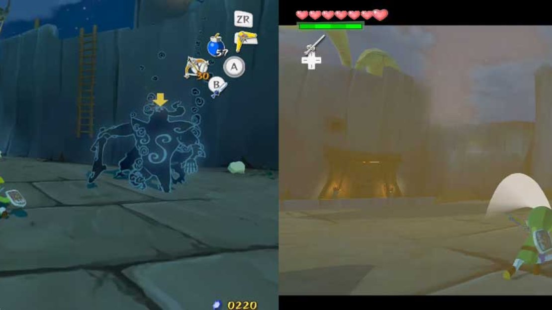 This may be the only true mini-boss in the whole game. There is only one way to defeat him - it comes true in the saying “the best offense is the best defense.” It is quite true here - you will knock back the phantom’s attacks!