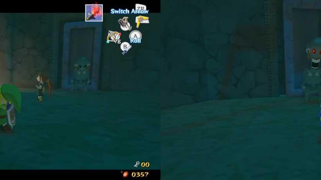 Next, head through the door on your left. It was locked earlier, which is why you didn’t go through it.
