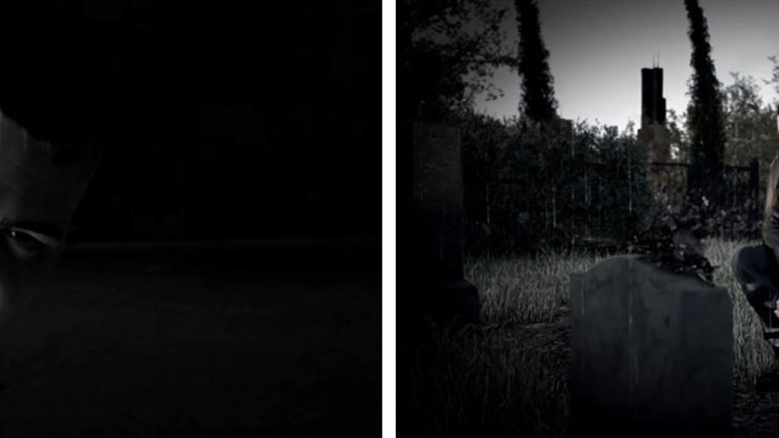 Take a moment to watch the flashback in the Pawnee tunnel (left) before heading to the main story memory (right).