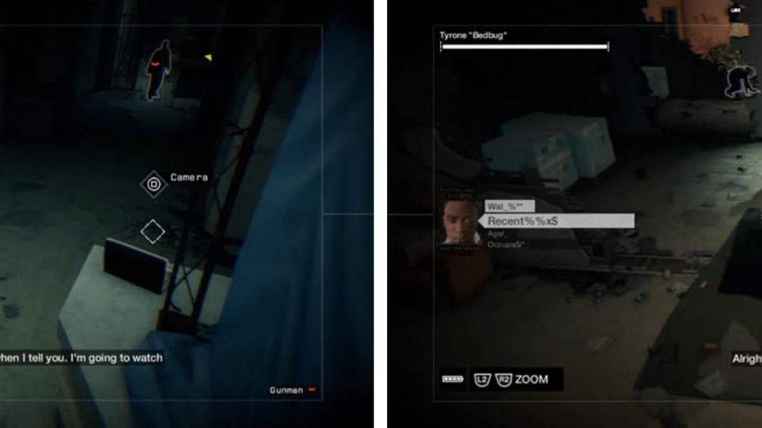 Bedbug starts just outside the elevator (left). Make sure that the Viceroy’s are facing away when you move him (right).