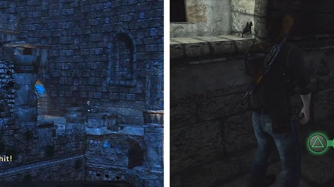 Deal with all of Talbot’s men (left) and then check the first floor of the tower (right).