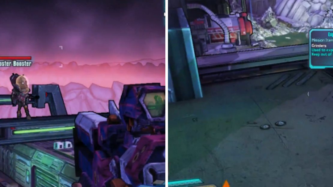 This is Rooster Booster and he needs to die, so you can get some explosive charges to blow up the grinder.