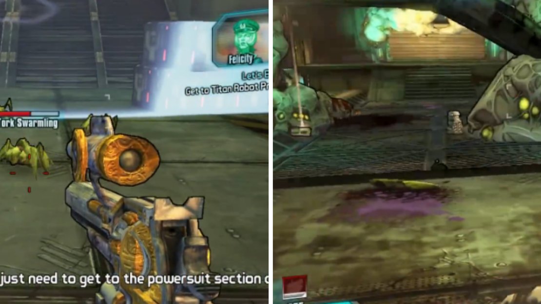 The Torks are small and agile, making them hard to hit at times, but a good butt slam will quickly kill the Swarmlings.