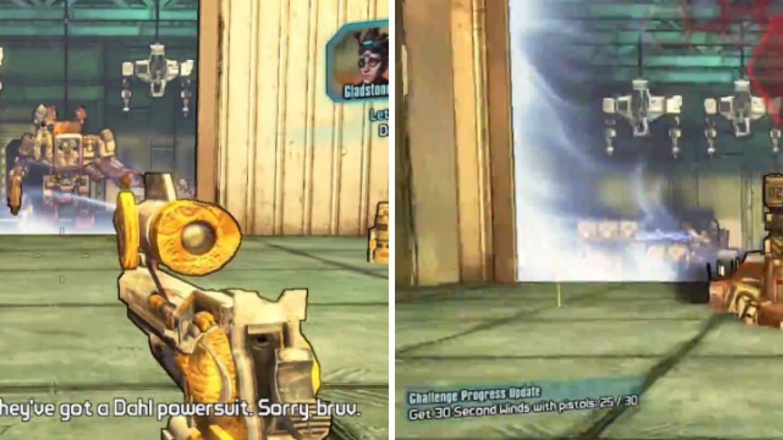 The Powersuits are armored enemies, meaning they are weak to corrosive damage.