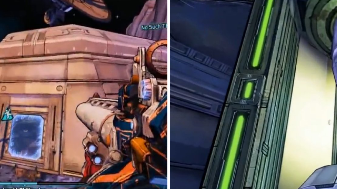 Enter the building (left) to find the gyroscope for Cosmo.