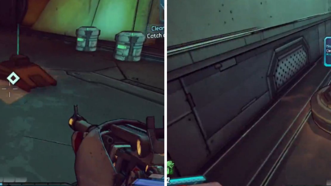 You can wait until the bots go to clean up the mess before trying to pick them up, as they’re sitting still and are easier to grab.