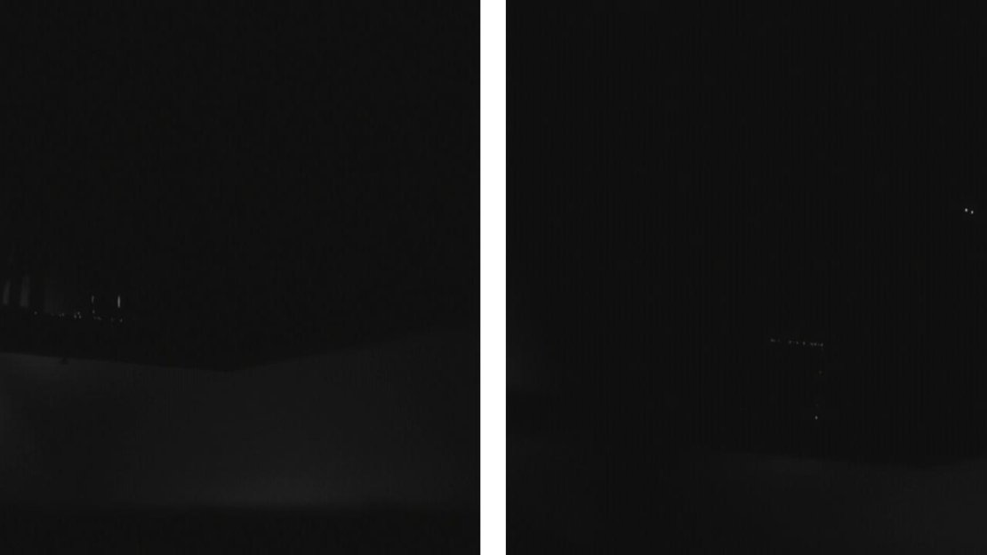 Push the crate up to the electrified wall (left). Jump to the left to reach an invisible platform and then jump ontop of the electric wall to find the egg (right).