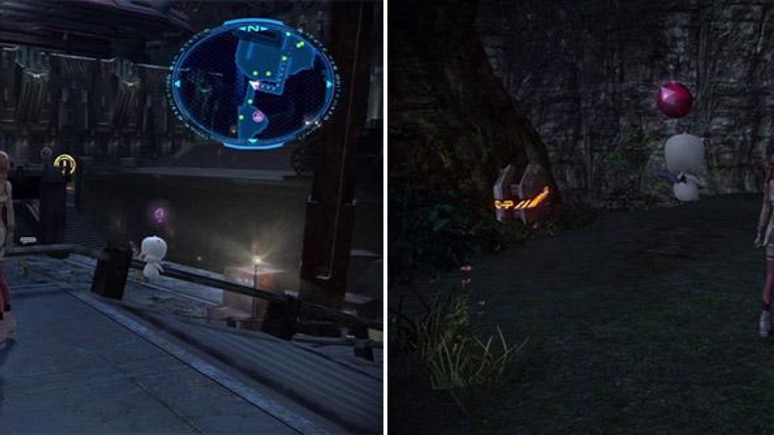 View of Paddra Ruins (left). You can now pass through to this area in the east (right).