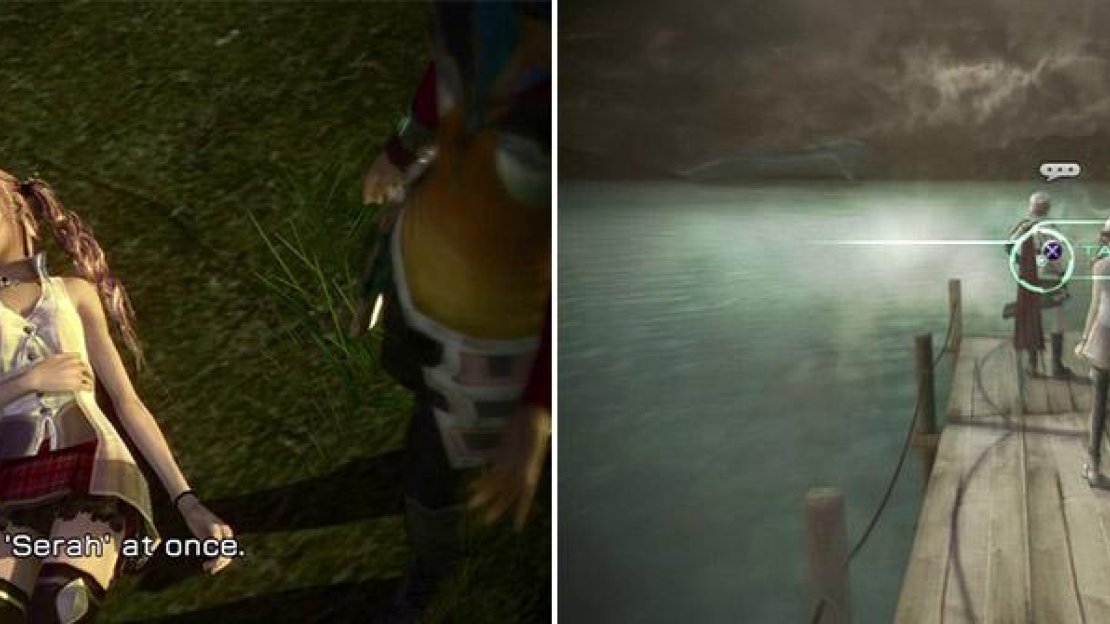 Retro Serah (left). Retro Lightning (right).