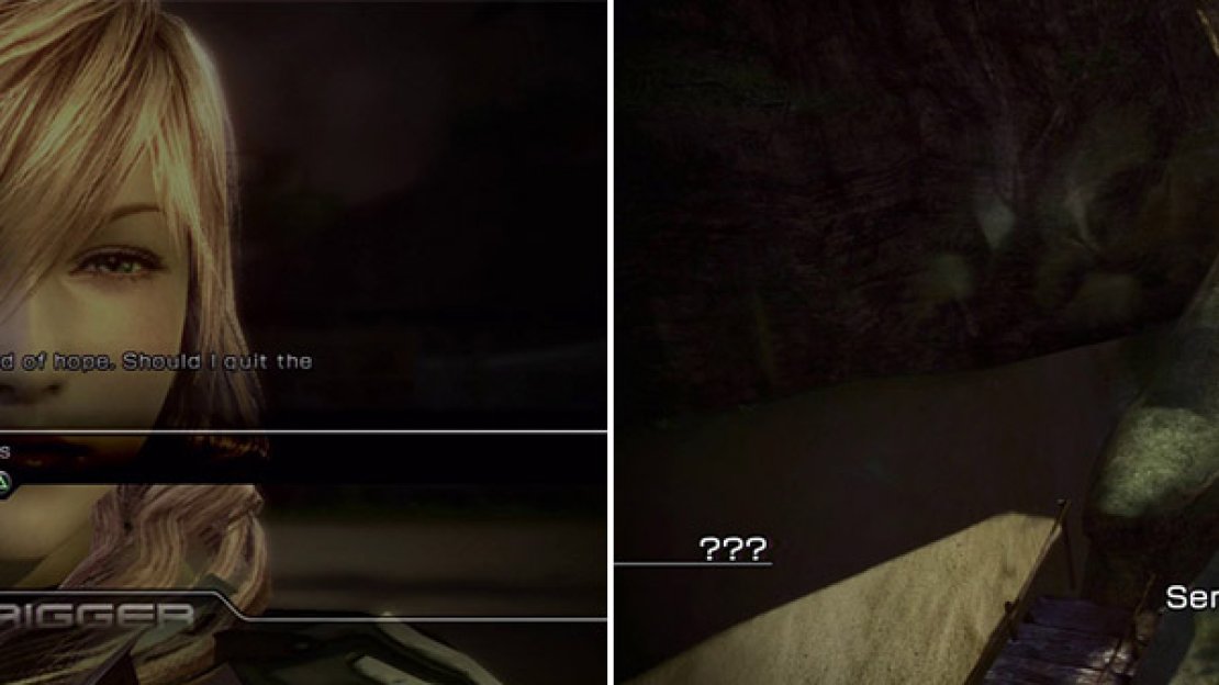 First paradox ending obtained (left). Who is calling me? (right)
