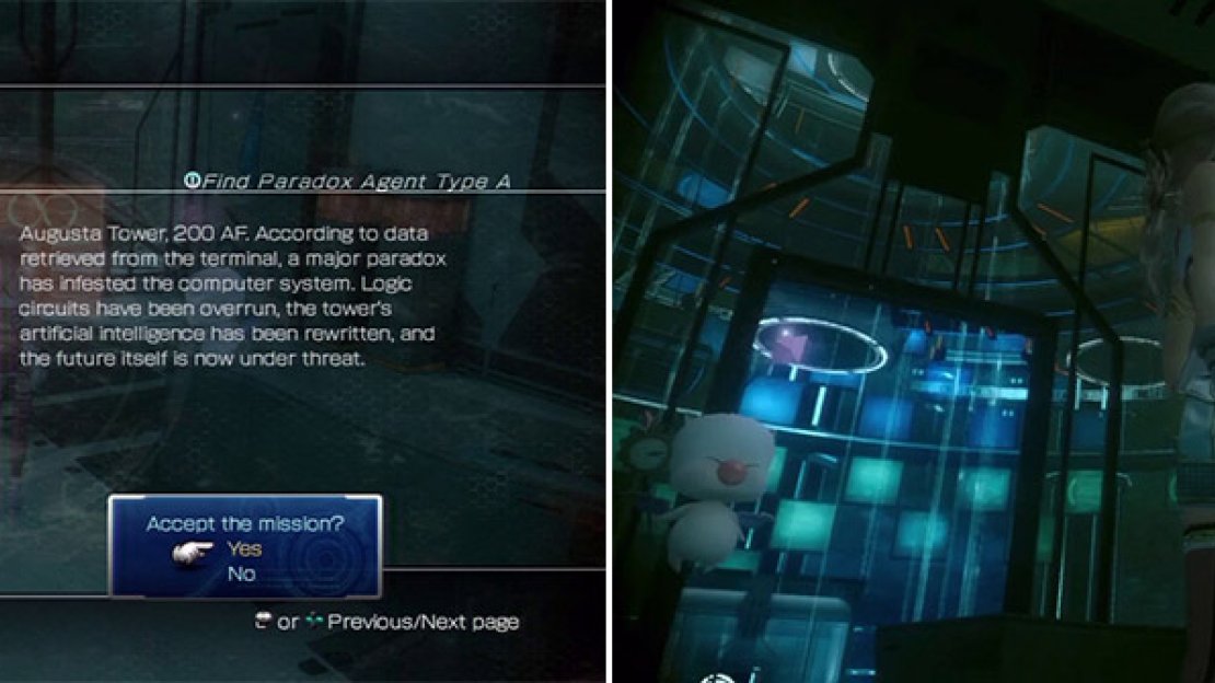 Find Agent A (left). Paradox Agent A’s Location (right).