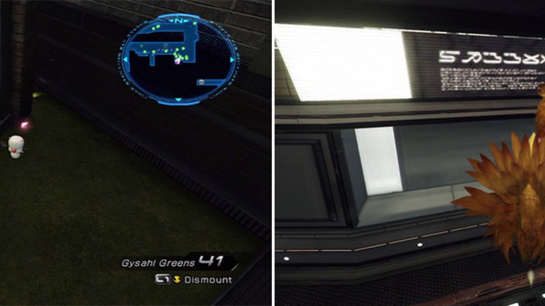 Cryptic location 3 - in the alley (left). Cryptic location 4 - in the window (right).