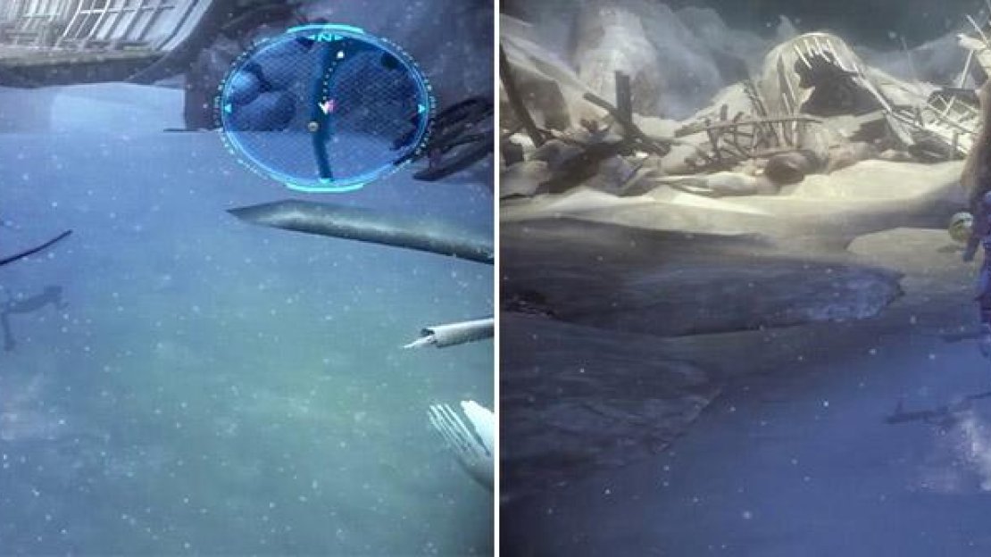 Careful, another man on the ground (left). Howdy Ray (right).