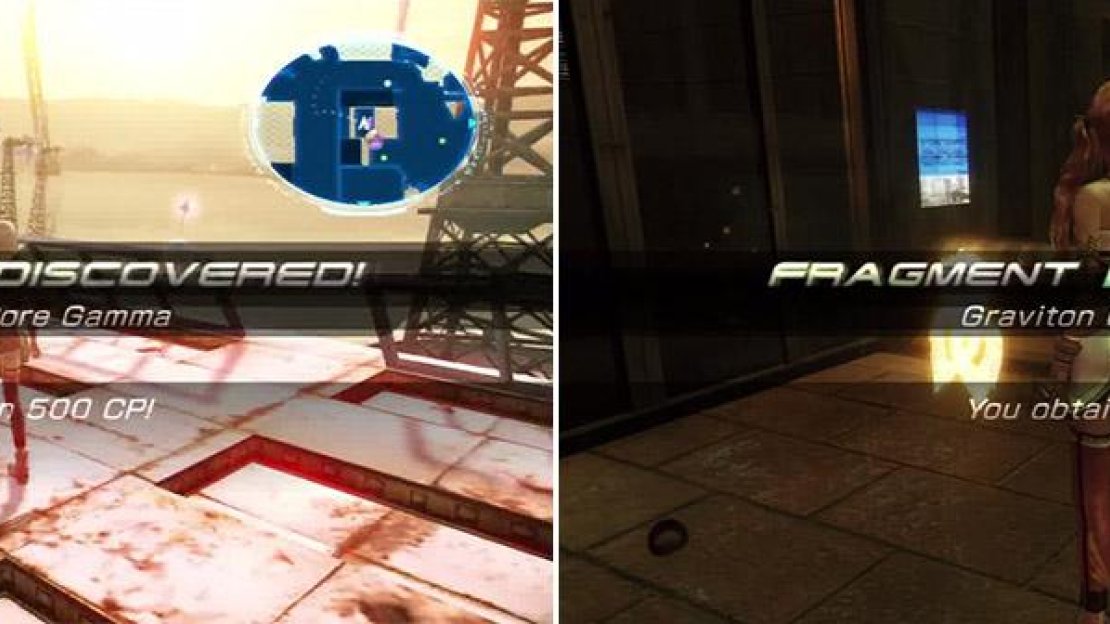 Graviton Core Gamma location. (left) Graviton Core Delta location. (right)