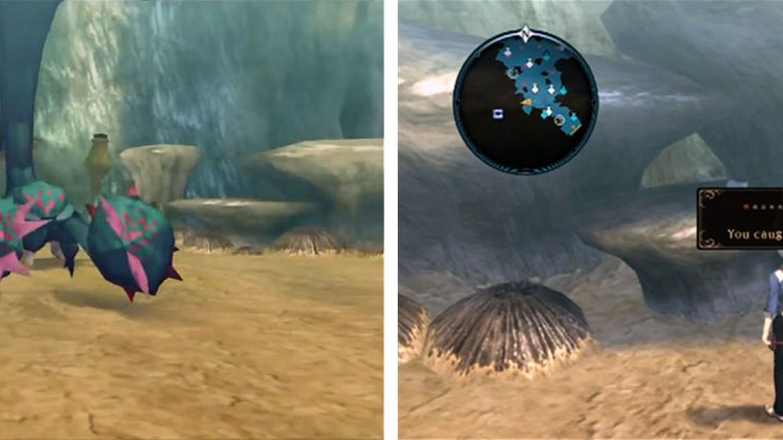 Wave at your first Elite Monster and then grab Ruby from a plateau nearby.